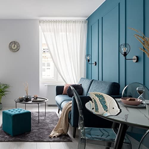 Usupgift Resin Ocean Series Statue Figurines For Gifts Home Bathroom Living Room Garden Desk Decor (Green-Fish) #TOP3