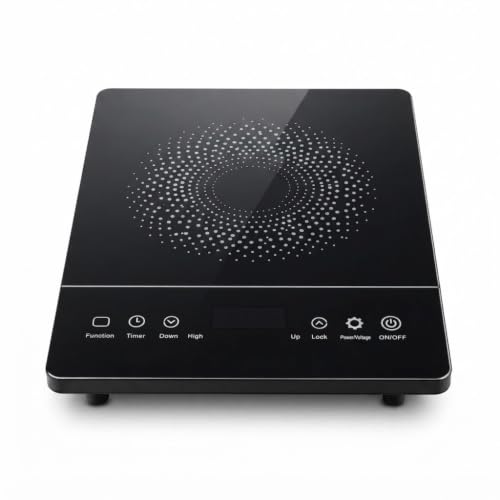 Drumstone Multi-Function Induction Cooktop with Touch Control Panel, Adjustable Temperature Settings, Energy Efficient Electric Induction Cooker for Home Kitchen