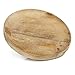 COM-FOUR® dekoracyjne talerze wykonane z drewna mango - okragla drewniana taca do dekoracji pokoju - drewniana miska na owoce i przekaski (01 miska - okragla - drewno mango)