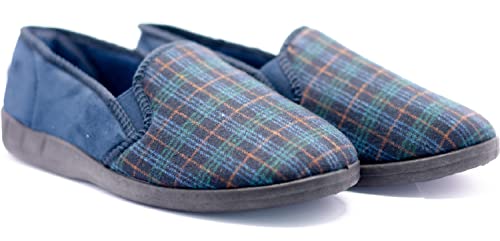 Pantofole da uomo antiscivolo per interni, facili