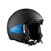 Westt Rover - Casco Moto Jet Negro Mate Scooter Vespa Chopper +...