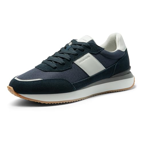 DREAM PAIRS Men's Fashion Sneakers Classic Lace-Up Shoes 11.5 Navy