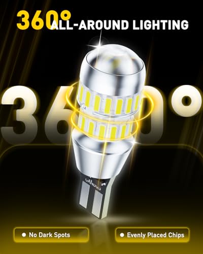 Image of AUXITO 921 LED Bulb Reverse Lights Compatible with Toyota Tacoma 2005-2020 2021 2022 2023, 6000K White Super Bright 912 906 904 916 T15 W16W LED Reverse Light Bulb Backup Lights, Pack of 2