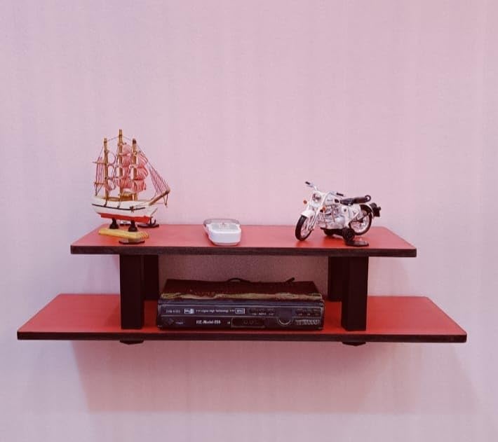 Wall Hanging Tv Set up Box Stand/Tv Cabinet/Engeeniring Wood Tv Cabinet (RED)-image-27