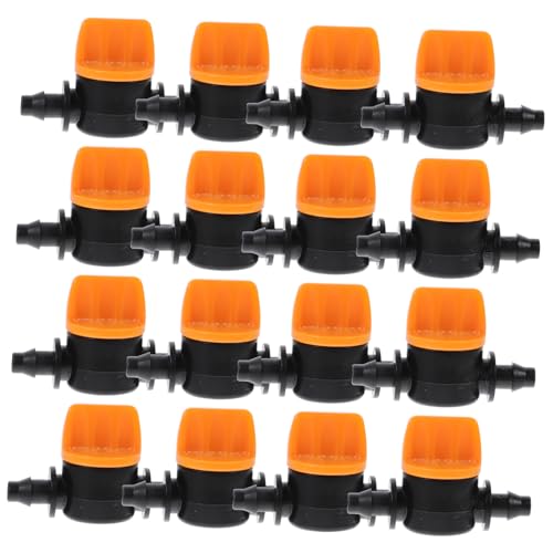 20 Pezzi Valvole Barbate Regolabili Per Irrigazione a Goccia Controllo Flusso Per Tubo Da Giardino 4Mm/7Mm Accessori Per Giardinaggio E Agricoltura