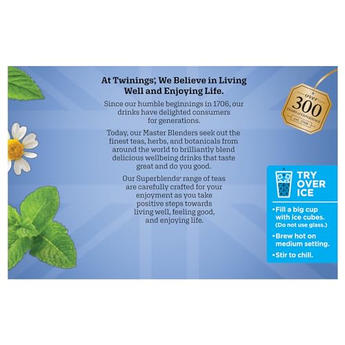 Image of Twinings Sleep Herbal Tea 72 K-Cup Pods for Keurig, 12 Count (Pack of 6), Formerly Nightly Calm, Camomile, Spearmint, & Lemongrass, Naturally Caffeine-Free, Enjoy Hot or Iced