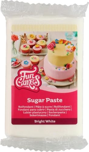FunCakes Pasta De Azúcar Blanco Brillante 250 G