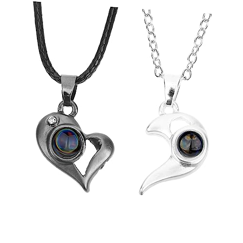 Collier couple d'une élégance rare avec son pendentif cœur