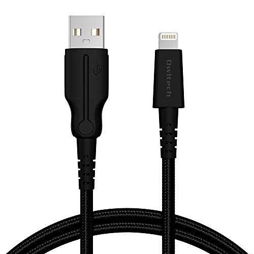オウルテック 超タフ ライトニングケーブル 耐屈曲50,000回 Apple認証 iPhone/iPad/AirPods/AirPods Pro 各種対応 1.5m ブラック AO15LK-BK