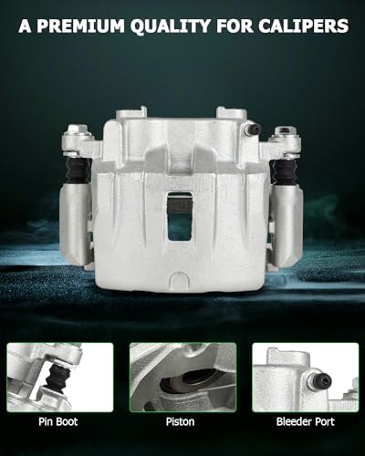 Image of SCITOO Front Brake Calipers With Bracket 18B4826 18B4827 Compatible For Jeep For Grand Cherokee 1999-2004