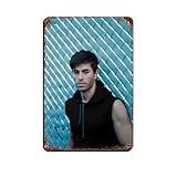 DWGFY Sänger Enrique Iglesias 1 Blechschild, Vintage, 