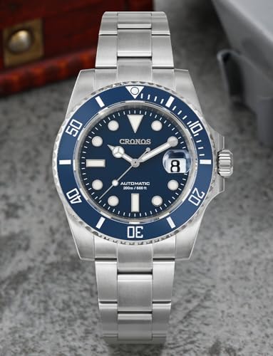 Montre de plongée automatique PT5000 Tactical Frog Cronos sport 40mm bleue