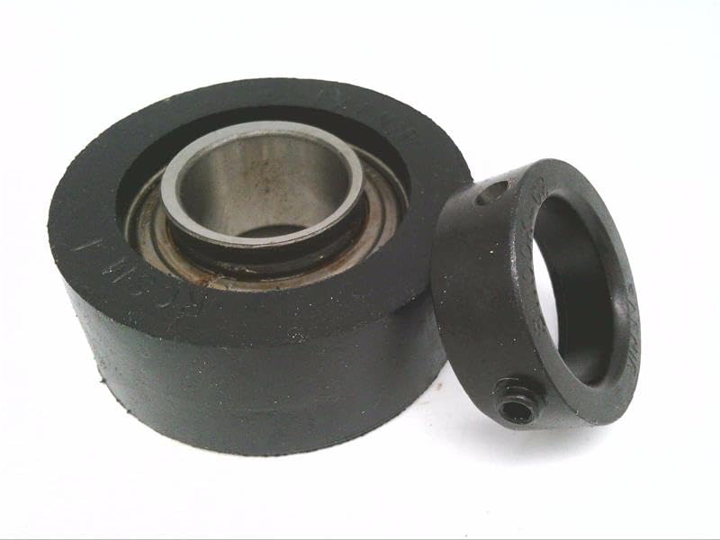 TIMKEN RCSM1 1 INCH BORE, 1 INCH HOUSING Width, 2-17/32 in OD, Ball Bearing Cartridge, Eccentric Collar, Rubber