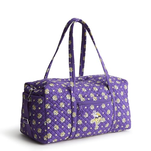 Vera Bradley Women's Cotton NFL Large Travel Duffel Bag (Multiple Teams Available)