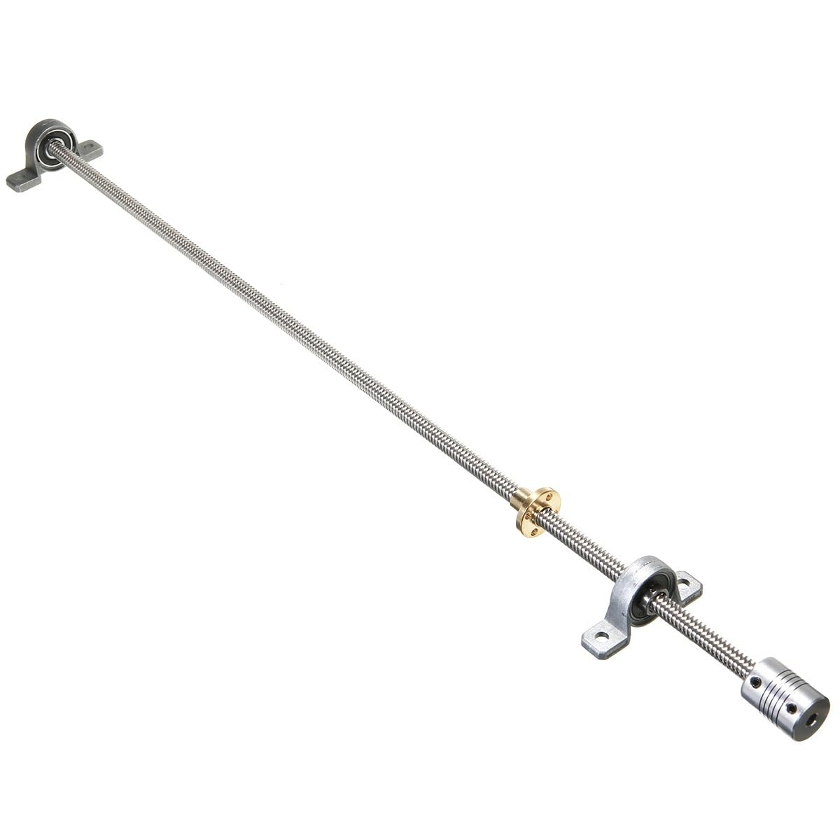 TR8x4 Leitspindel-Set, 8 mm Durchmesser, 2 mm Steigung, 4 mm Steigung, 500 mm Länge, 5er-Pack
