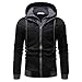 Produktbild Felicove Herren Herbst Mantel Gewinner Langarm Spleißen Sweatshirt Top T-Shirt Bluse Jacke Mantel Wintermantel Winterjacke