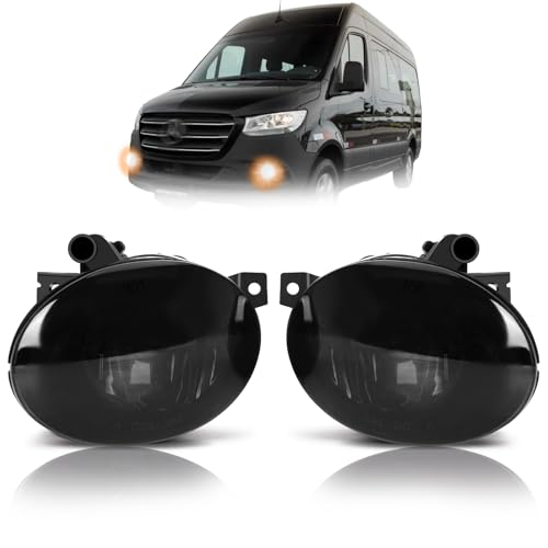 Feux antibrouillard Mercedes Sprinter 3500 optique avant lentille noire