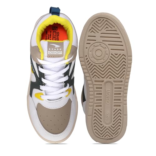 Image of ASIAN Kids FREEDOM-11 Stylish Casual Sneakers with Laces for Boys, Trendy and Comfortable Shoes Perfect, Walking, and Outdoor Play, Lightweight and Durable Design Suitable for Kids