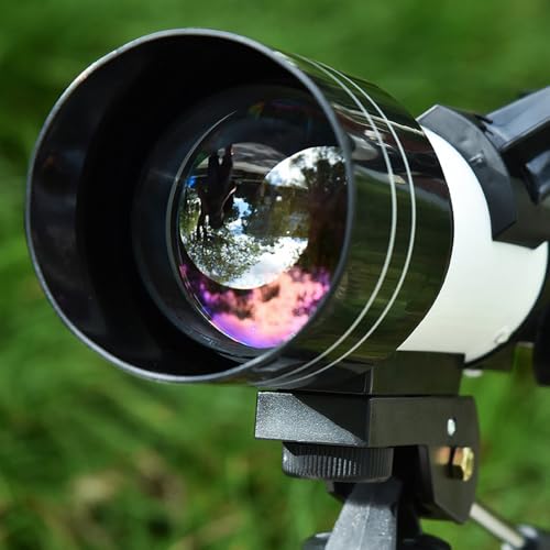 Telescopio astronómico refractor 70mm con trípode y mochila miniatura 7