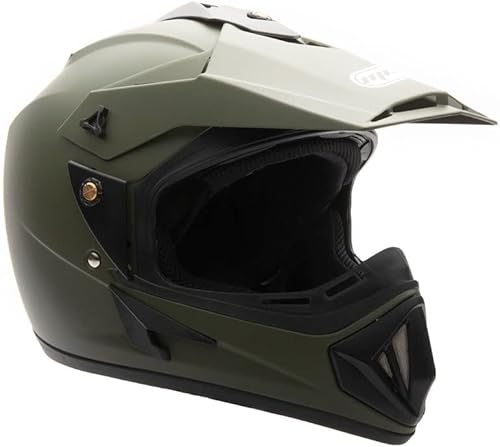 Miniatura 2 de MMG Casco todoterreno para motocicleta para adultos, DOT  MX ATV Dirt Bike Motocross UTV  con gafas