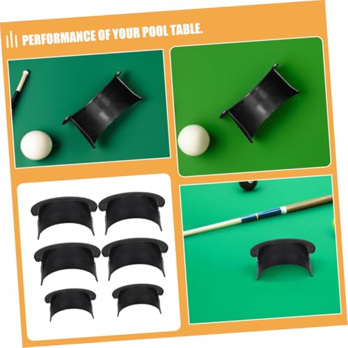 Forros de bolsillo para mesa de pool GANAZONO: kit de reemplazo de 6 piezas 7