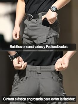 Pantalones Multibolsillos Hombre Pantalones Tácticos Cargo Para Hombre - Impermeables, Múltiples Tallas, Ideales Para Trabajo Y Outdoor Skibidi Tower Defense