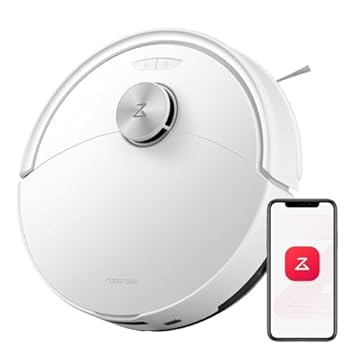 roborock Robô Aspirador De Pó E Esfregão Q10 S5, Sucção Hyperforce 10000 Pa, Sistema Antiemaranhamento Duplo, Com Elevação Automática, Antiobstáculos Reactivetech, Controle Por Aplicativo, Para Carp