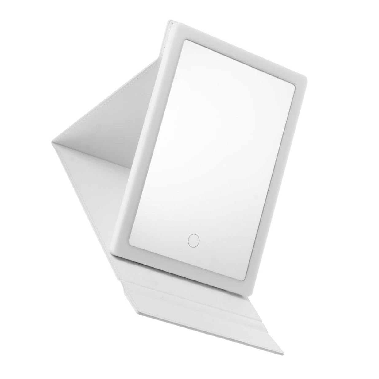 Miroir de maquillage LED PLAFOPE élégant en aluminium et ABS haute résistance