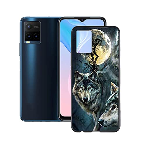 JIENI Silicona Funda para Vivo Y75 5G (6.58"), Protección Completa, Prueba de Golpes, Anti-Arañazos Revestimiento de Microfibra Suave-WMA29 Cover