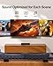 ULTIMEA 5.1 Home Theater Sound Bar Compatible with Dolby Atmos, Peak Power 410W, Sound Bars for Smart TV with Subwoofer, Surround Sound System, Adjustable Surround and Bass, Poseidon D60(Renewed)