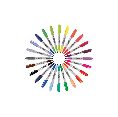 Sharpie Permanent Markers | Fine Point | Cosmic Colour | Limited Edition | 24 Count