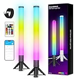 DAYBETTER 360° Smart LED Light Bars, RGB Light Bars with 16 Million Colors, Smart Gaming Lights with Music Sync and Scene Modes, 3 Modes Control, Mood Lighting, Gaming Light Bar for Room, TV, Monitor