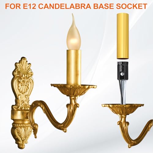 Manchon isolant rétractable ignifuge PATIKIL avec douilles métalliques E12 noir