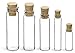 1 dram Clear Lip Glass Vials w/Cork Stoppers