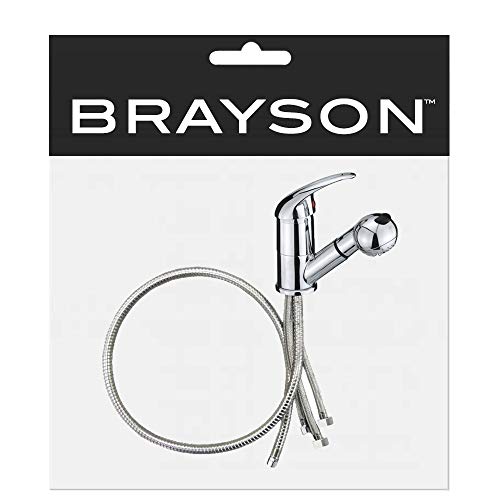 Salon Shampoo Bowl Fixture Chrome Faucet with Retractable Sprayer SA-381