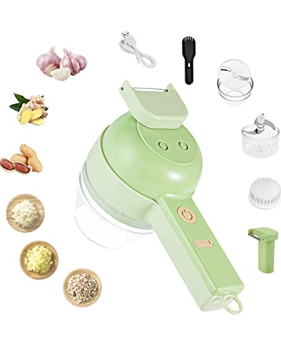 4 in 1 Handheld Electric Vegetables and Fruits Cutter Set,