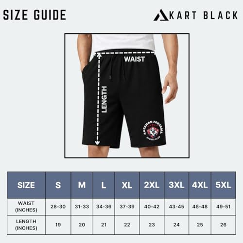Image of KART BLACK Plus Sizes Men's Cotton Knee Length Shorts(M,L,XL,XXL,XXXL,4XL,5XL Shorts)| Casual and Night Wear Mens Shorts
