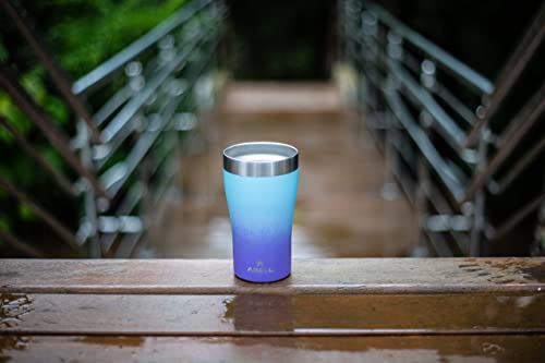 COPO TÉRMICO ARELL COM ISOLAMENTO A VÁCUO TULIP PINT DE 500ML PURPLE RAIN