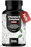 Vitamine B Complex - 200 Comprimés - Avec les 8 Vitamines Essentielles du Groupe B, Vegan & Produit en Allemagne - Complexe Vitamine B B1, B2, B3, B5, B6, B7, B9, B12)