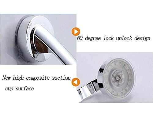 Pasamanos, pasamanos de Seguridad para baño, Barra de Seguridad para discapacitados, Barras para baño, Barra de Agarre con Ventosa sin Perforaciones, Puerta de baño, refrigerador,