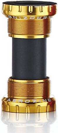 BB-08-RD Road Bottom Bracket Cycling BB/Ceramic Bearing/for Cyclocross CX Fixed Gear Time Trial Triathlon bike/English Threaded BSA/68mm/84g (Gold)