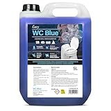 LUCCY WC Blue 5 Litri - Liquido Sanitario Disgregante per WC Chimico - Additivo per Acque Nere dei WC di Roulotte, Camper e Imbarcazioni