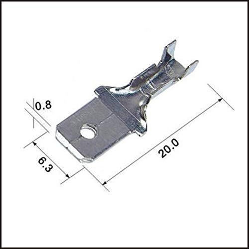 Davitu Terminals wire connector female cable connector male terminal Plugs sockets seal Copper terminal H62Y2 DJ615A-6.3A0.8B