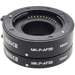 Lente Micro Nikon MEIKE mk-p-af3b Tubo de extensión macro para cámara sin espejo, compatible con Panasonic