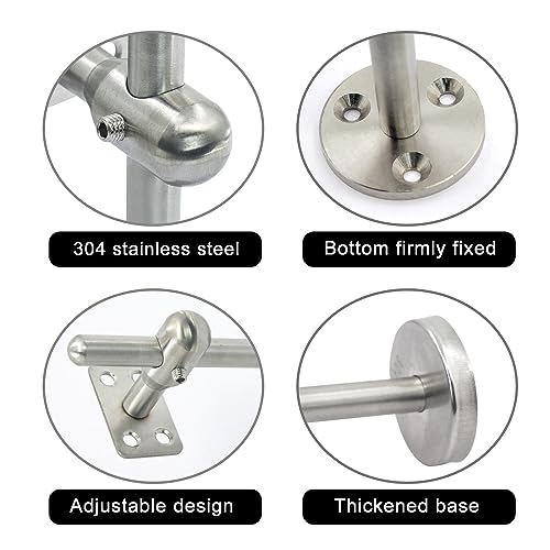 Regolabile Acciaio Inossidabile Staffa Corrimano