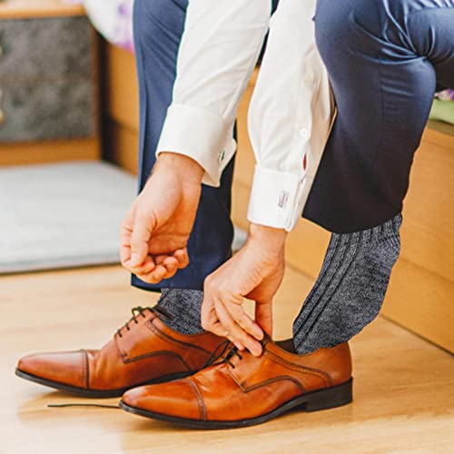 Meias de lã para caminhada – Meias para caminhadas ao ar livre, meias quentes de lã com punho elásti