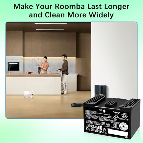 Image of 14.4V 3200mAh ABL-D2 Replacement Battery for iRobot Roomba i3 i4 i6 i7 i8 Series, Compatible with i3+ /i4+ /i7+ /i8+ ABL-D1 ABL-F
