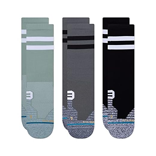 Stance Franchise Crew Sock 3-Pack (Multi, LG (Men's Shoe 9-13))