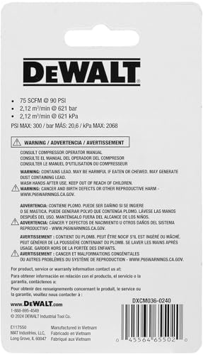 DEWALT 3/8-Inch Industrial Air Coupler with 3/8-Inch FNPT (DXCM036-0240) - image 3