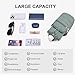Lexiyat Water Bottle Bag 40 oz Crossbody Water Bottle Holder for Walking Hiking Insulated Compartment Carrier Purse with Adjustable Strap Green